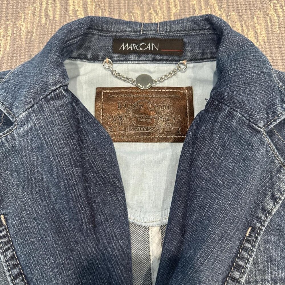 Marc Cain Denim Blazer Jacket - Picture 3 of 4